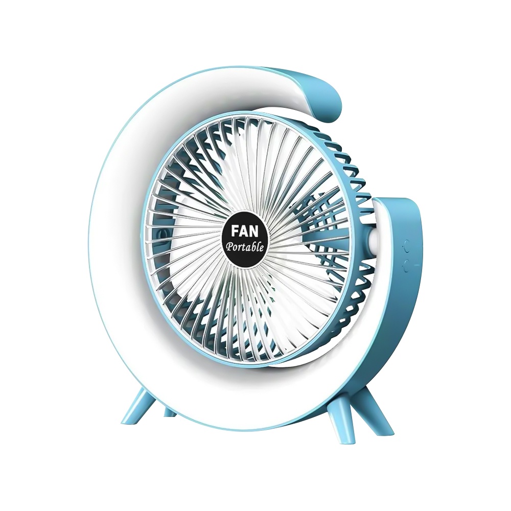 VENTILADOR PORTATIL LED RGB
