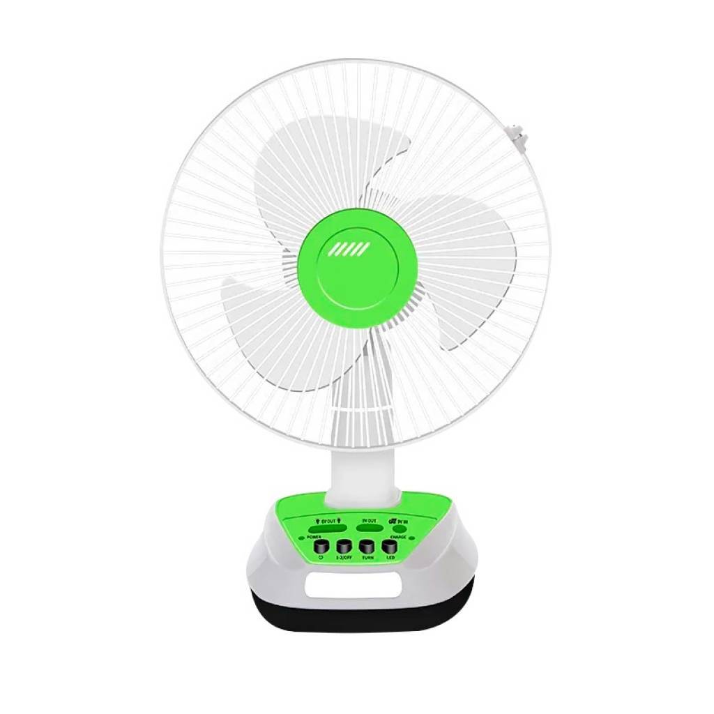 VENTILADOR INALAMBRICO CON PANEL SOLAR 16'' 42 CM