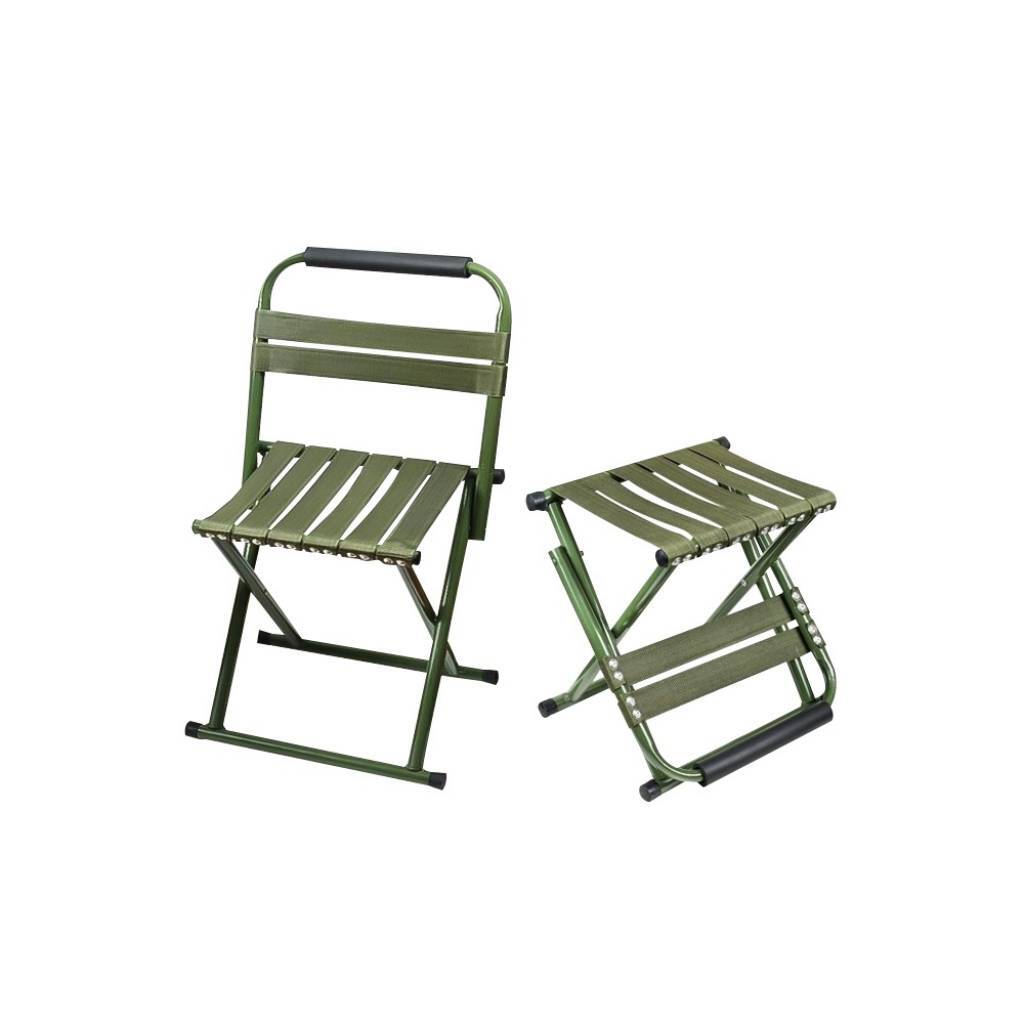 SILLA Y TABURETE PLEGABLE