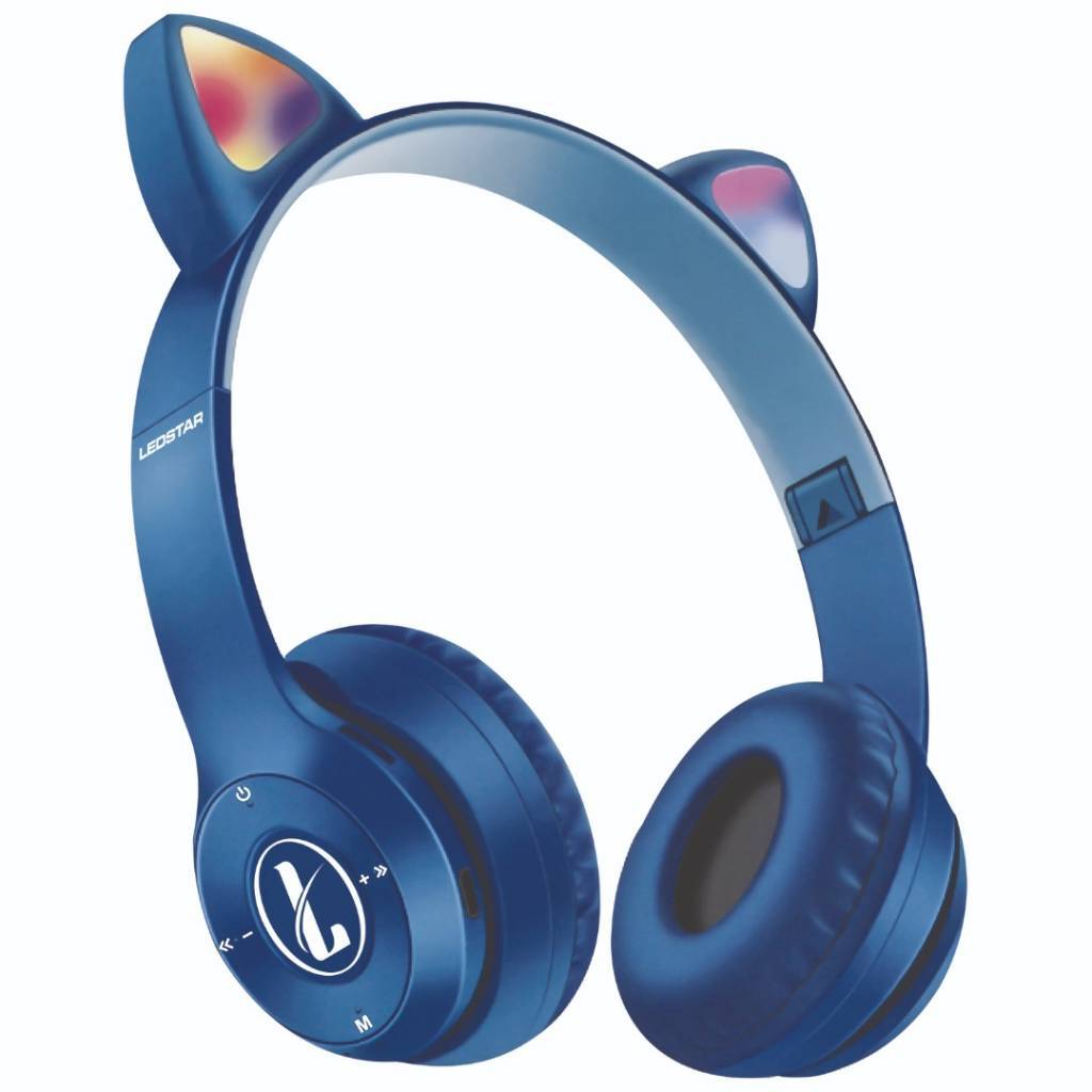 AURICULAR LEDSTAR KIDS CAT BLUETOOTH