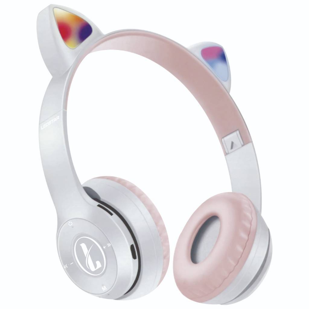 AURICULAR LEDSTAR KIDS CAT BLUETOOTH