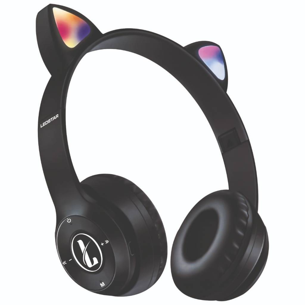 AURICULAR LEDSTAR KIDS CAT BLUETOOTH