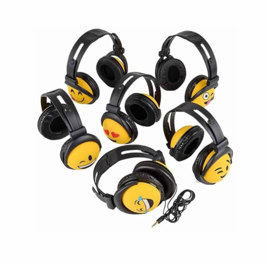 AURICULAR CON CABLE EMOJIS