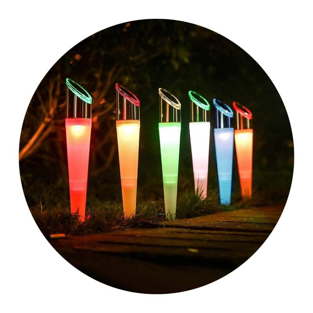 LUZ SOLAR DE JARDÍN SET X 4