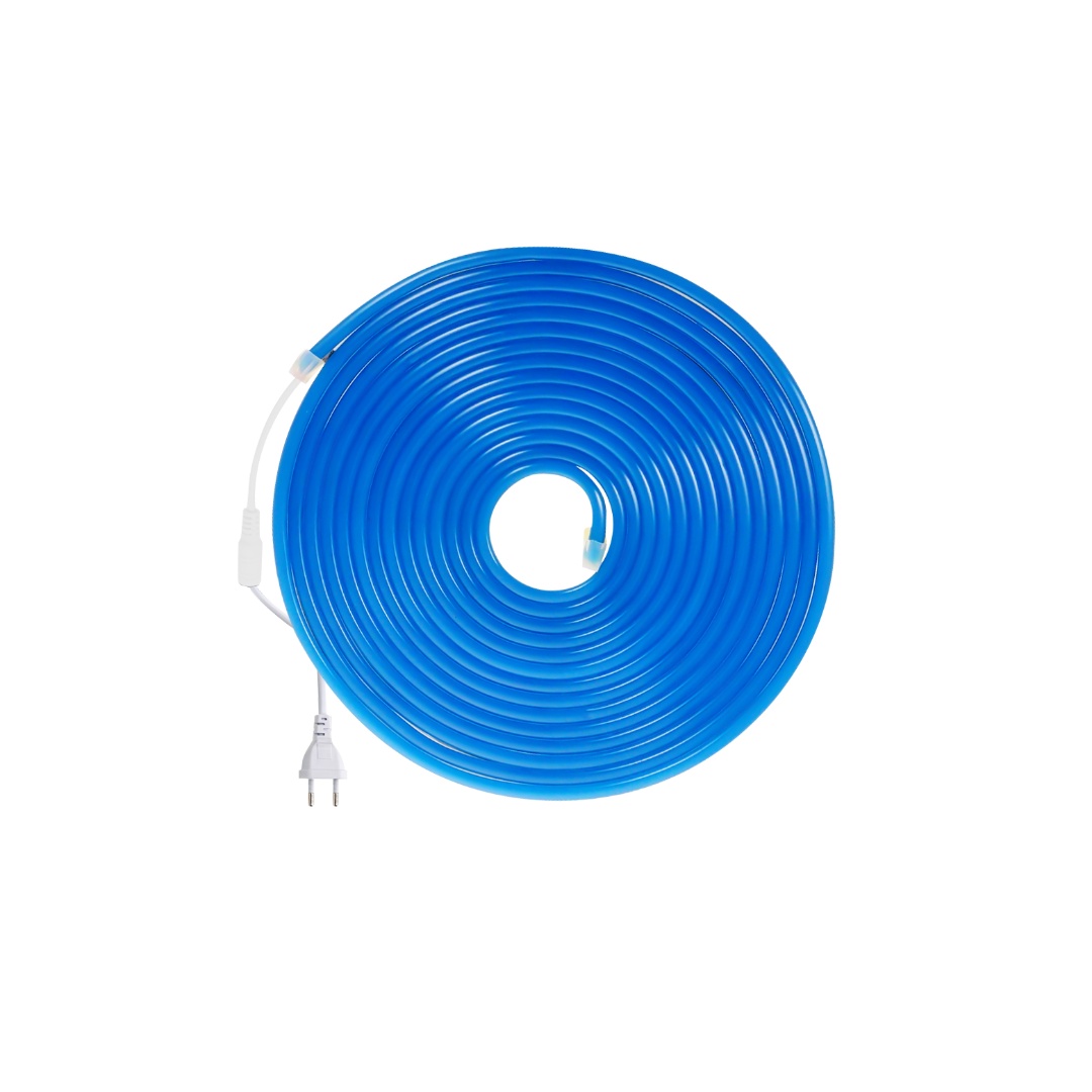TIRA DE NEÓN FLEXIBLE 220 V AZUL