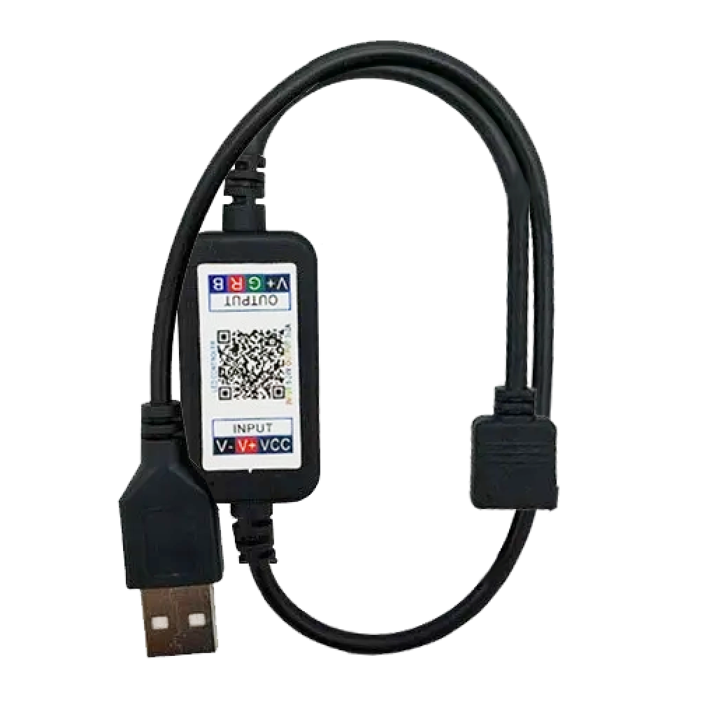 TIRA LUZ LED RGB 5050 TV USB 5 METROS C/CONTROL