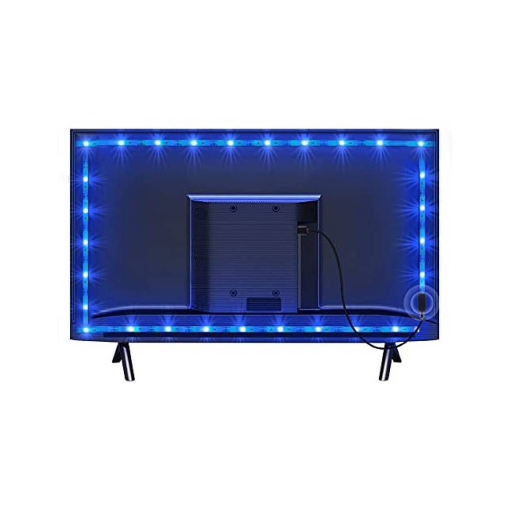 TIRA LUZ LED RGB 5050 TV USB 3 METROS C/CONTROL