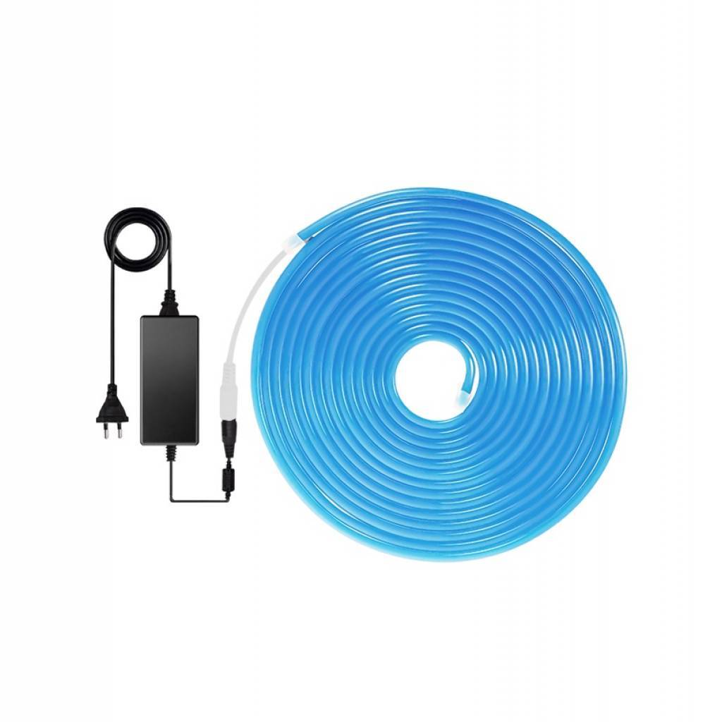 TIRA DE NEÓN FLEXIBLE 12V CELESTE