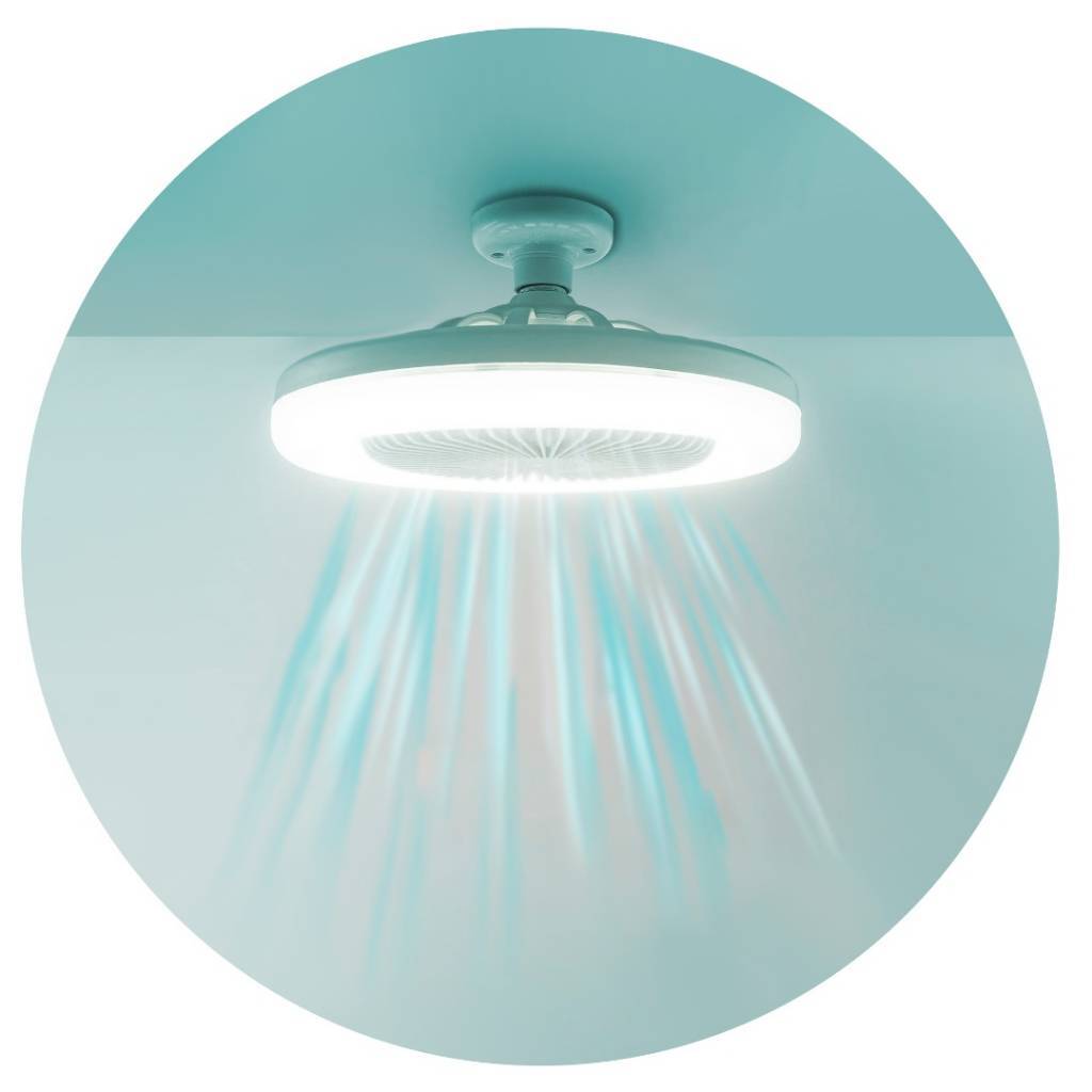 VENTILADOR DE TECHO CON LUZ LED