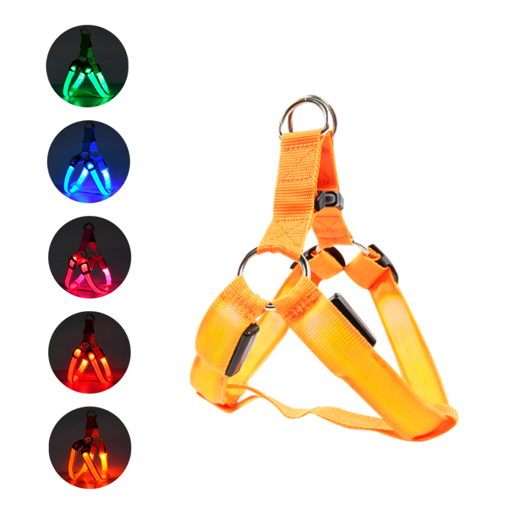 PECHERA PARA MASCOTAS CON LUZ LED