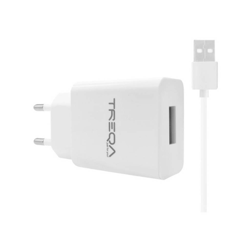 CARGADOR TREQA CON CABLE TIPO C USB