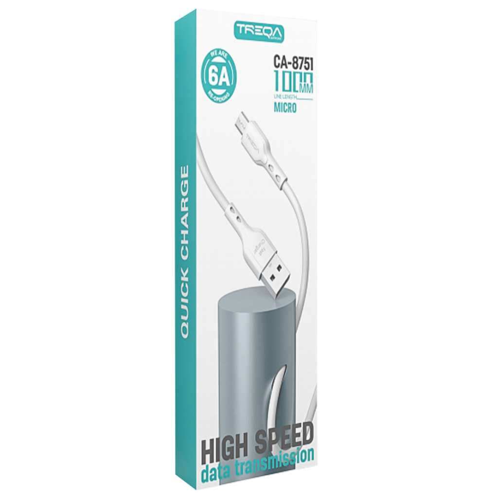 CABLE TREQA MICRO USB DATOS Y CARGA 1MT