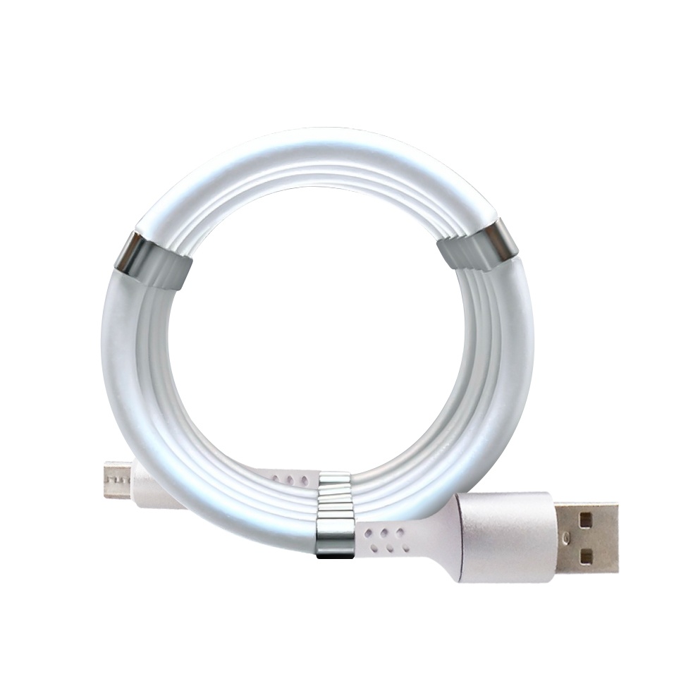 CABLE DATOS USB Y CARGADOR MICRO CON IMÁN