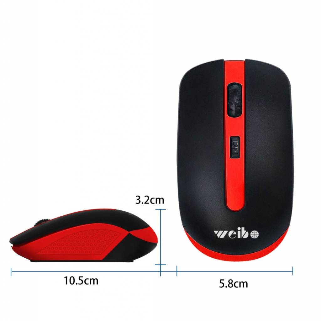 MOUSE ÓPTICO USB INALAMBRICO